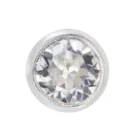 Perforación con Aritos Alex Acero 3mm con Circón Inverness