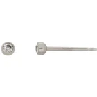 Perforación con Aritos Alex Acero 3mm con Circón Inverness
