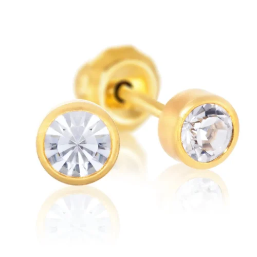 Solitario Cristal 591C-4MM Arito Seguro - Perforación a domicilio